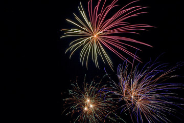 Feu d'artifice fête nationale