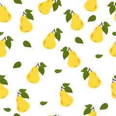 seamless pattern of pear