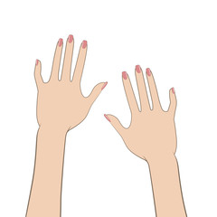 Fototapeta premium Women's hands