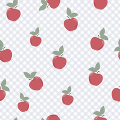 seamless pattern apples