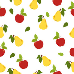 seamless pattern apples