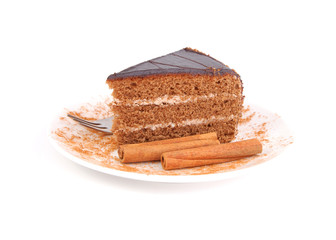Cake and cinnamon