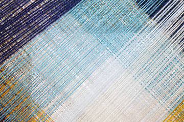bright abstract background of colored thread