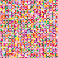  Multicoloured hex tiles. Mosaic. Eps 10.
