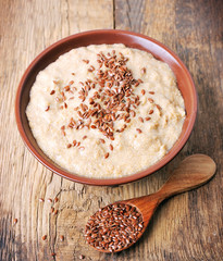 Flax porridge