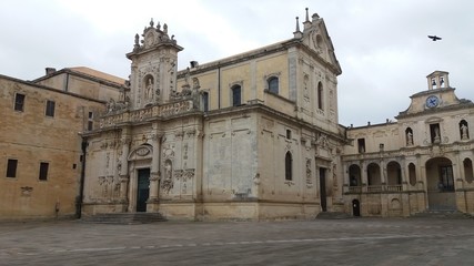 Fototapeta na wymiar Duomo ed episcopio, lecce