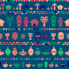 African Tribal Pattern Ethnic ornament