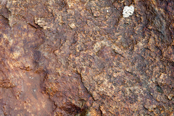 Wet stone surface texture, grunge stone wall background.