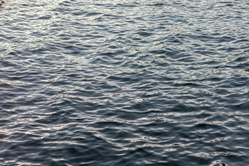 Lake water texture. soft focus