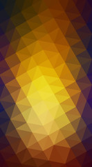 Fototapeta premium Multicolor dark polygonal design illustration, which consist of