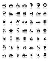 Verkehr Symbole © SimpLine