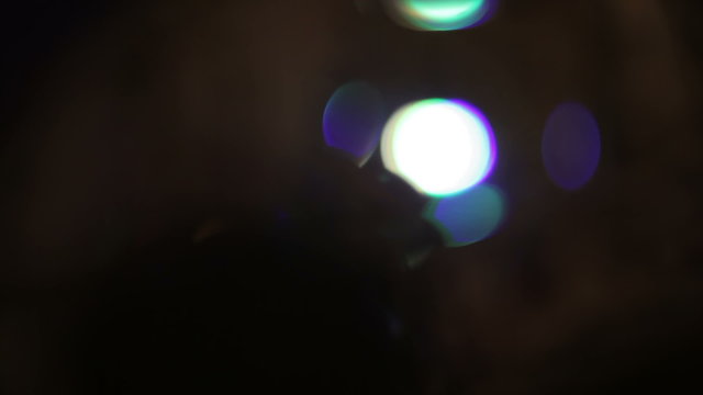 defocused bokeh lights