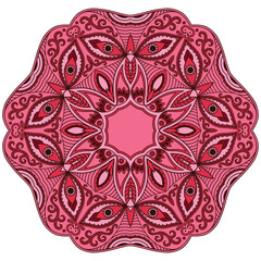 Vector color mandala.
