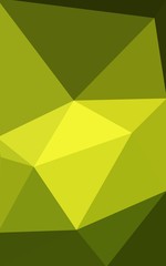 Fototapeta premium Orange polygonal pattern, which consist of triangles and gradient, background in origami style.