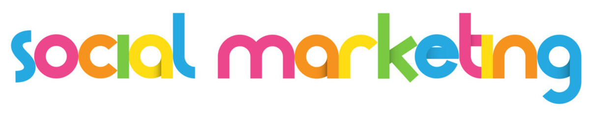 SOCIAL MARKETING Vector Letters Icon