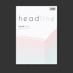 Abstract Minimalism Geometric Design Vector Template Layout For Magazine ,Brochure ,Flyer ,Booklet ,Cover ,Annual Report