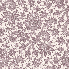 Fototapeta premium Lace Seamless Pattern.