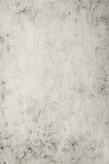 Vintage paper background with painted flowers