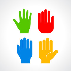 Hand palm icon