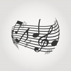 musical icon design 