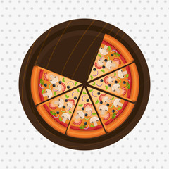 delicious pizza design 