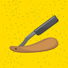 hairdressing shop icon design