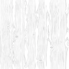 Tapeten Weißer hölzerner nahtloser Hintergrund vertikal © Voysla