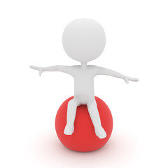 健康管理のイラストCG