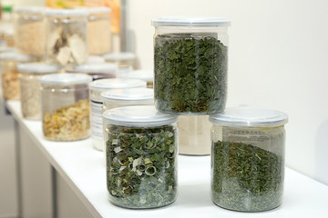 Dried spices. Parsley, peppers, greens, carrots, onions