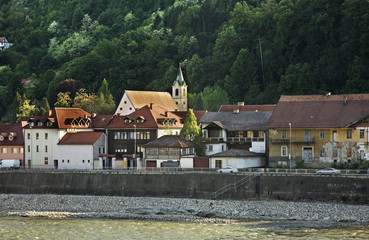 Fototapeta na wymiar View of Krsko. Slovenia