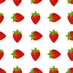 strawberries seamless isolated