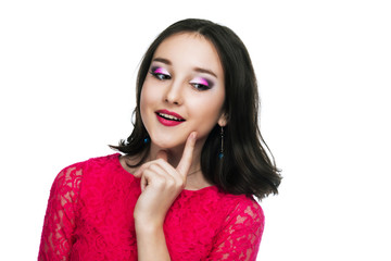 Fototapeta premium thoughtful teenage girl