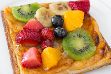 Mixed fruit tart