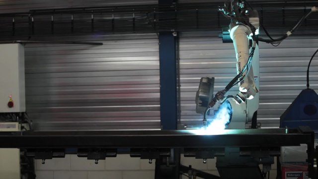 emergency button of robotic welding arm