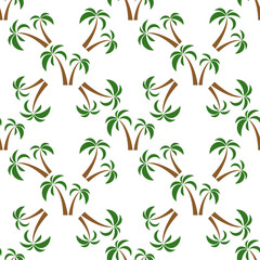 palms seamless isolated