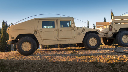 Vehicle designed for war (Humvee)