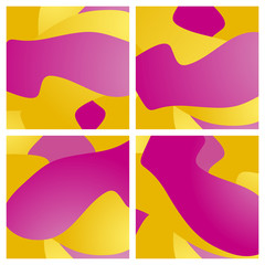 Abstract coloring orange pink background