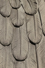Détail d'une tombe du cimetière du Montparnasse à Paris