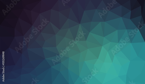 Blue Black Gradient Abstract Polygon Background Stock Image And