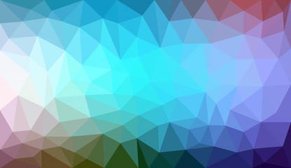 Rainbow Gradient abstract polygon background