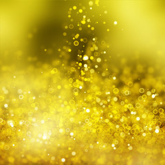 Golden glitter background.