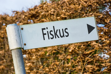 Schild 92 - Fiskus