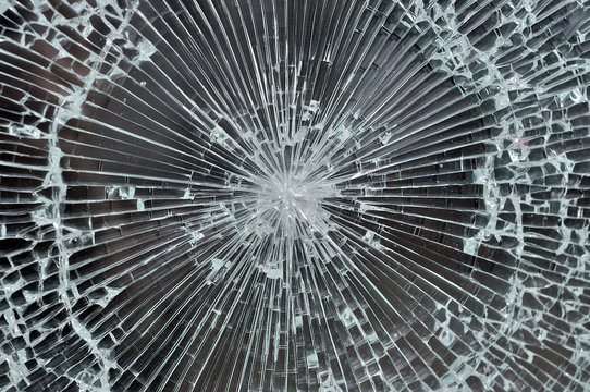 Broken glass - background. 