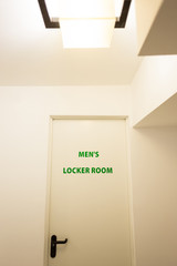 Men's locker room