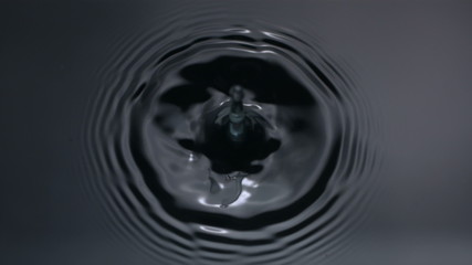 Water drip, slow motion - Powered by Adobe