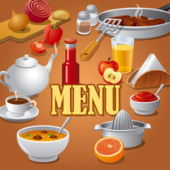 Cafe menu
