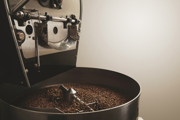 Freshly baked coffee beans best professional roasting machine