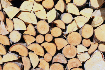 Текстура поленницы дров