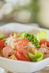 shrimp vegetable salad