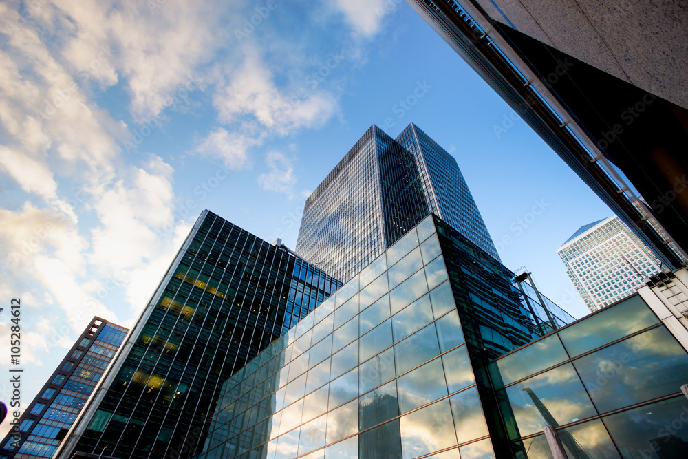 Wall mural London office skyscrapper  building